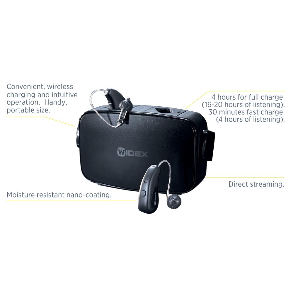 Widex Moment Sheer sRIC Rechargeable hearing aid